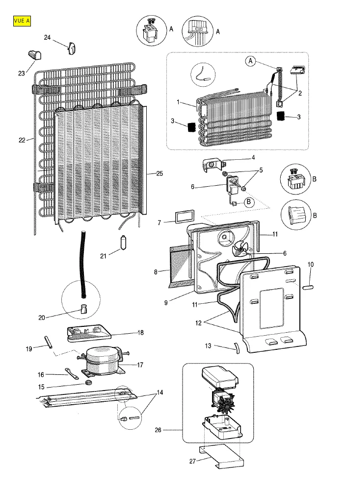 Vue éclatée HOTPOINT-ARISTON BMBL1825FHA 50900