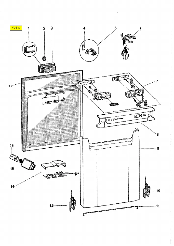 Vue éclatée HOTPOINT-ARISTON LFF7146FR 63259