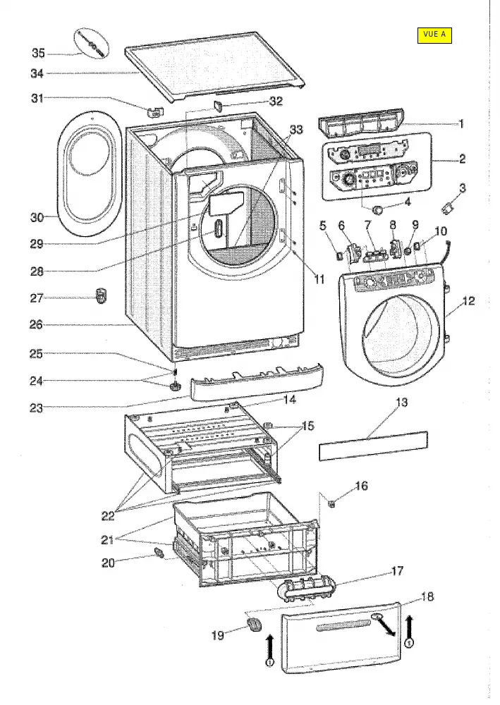 Vue éclatée HOTPOINT-ARISTON AQ9F291UFR 069313