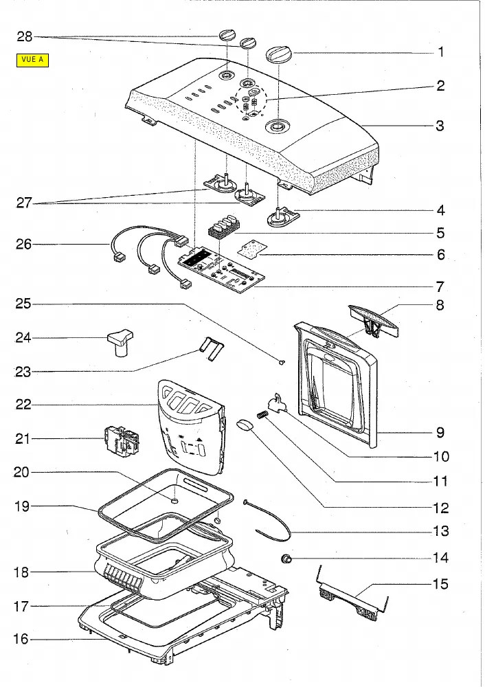 Vue éclatée HOTPOINT-ARISTON AVTL129FR 32000