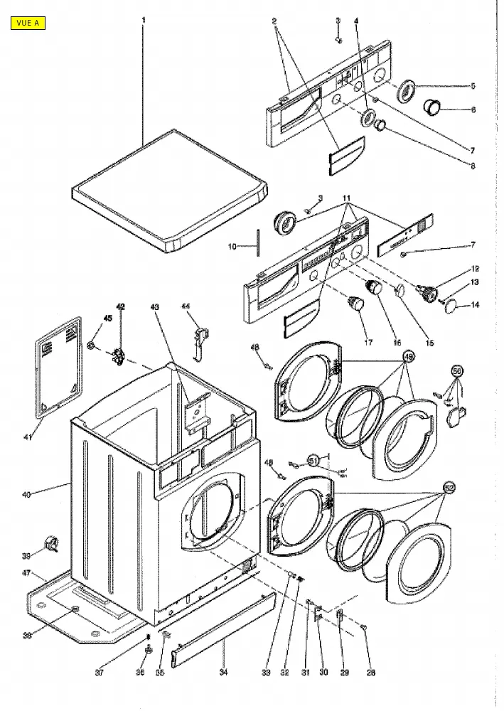 Vue éclatée HOTPOINT-ARISTON AL1250CTFR 13430