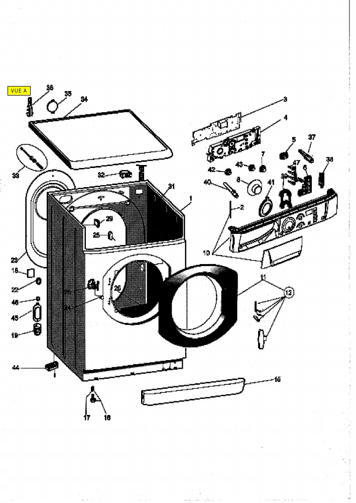Vue éclatée HOTPOINT-ARISTON ECO7F1292EU 73239