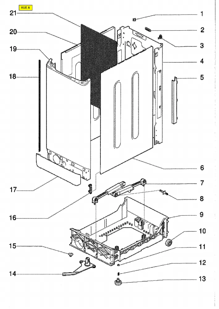 Vue éclatée HOTPOINT-ARISTON ECOT7F129EU 77251