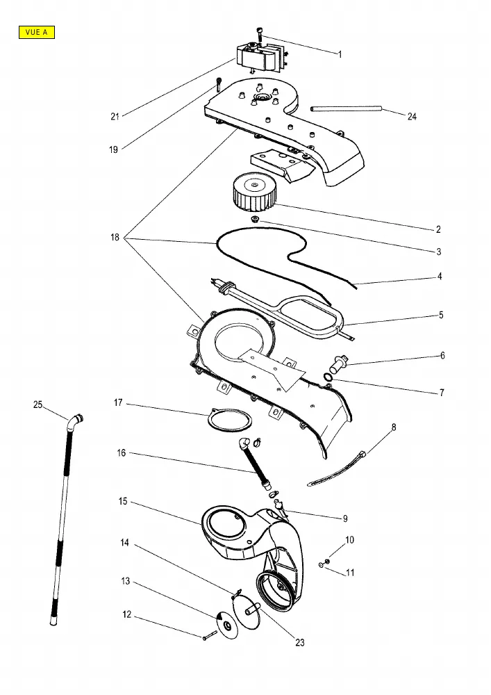 Vue éclatée HOTPOINT-ARISTON AQD1070D69FR 79041