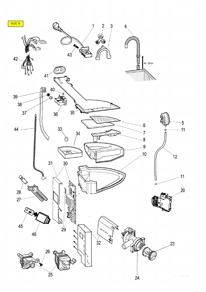 Vue éclatée HOTPOINT-ARISTON ECO9F1091EU 73892