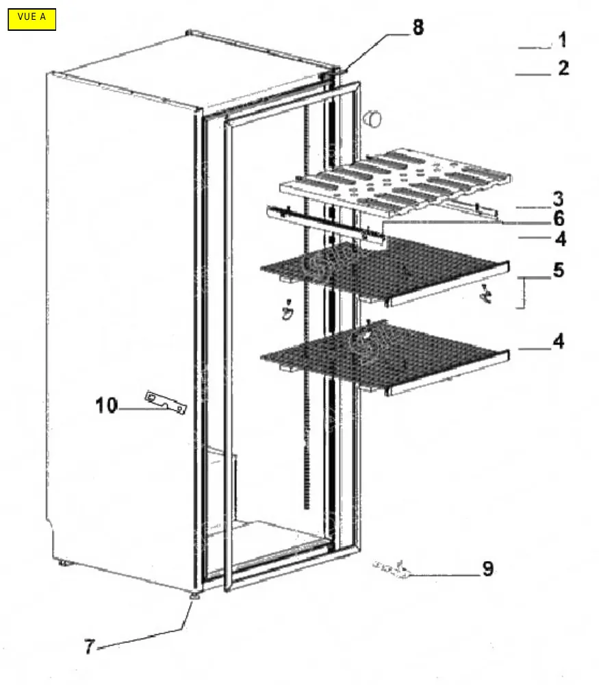 Vue éclatée CLIMADIFF DV315MGN3U 061782