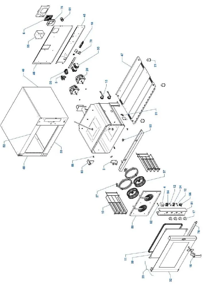 Vue éclatée FOURINOX P914RXS