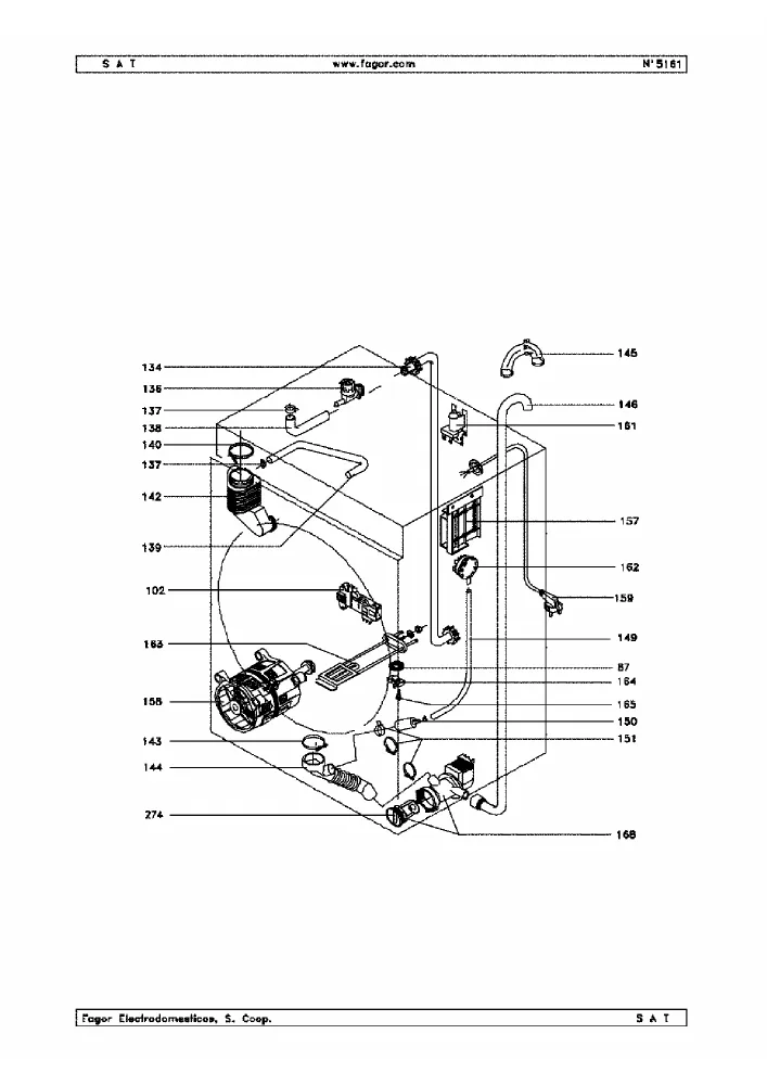 Vue éclatée EDESA LEF-4130V LEF.4130V LEF4130V 905272225