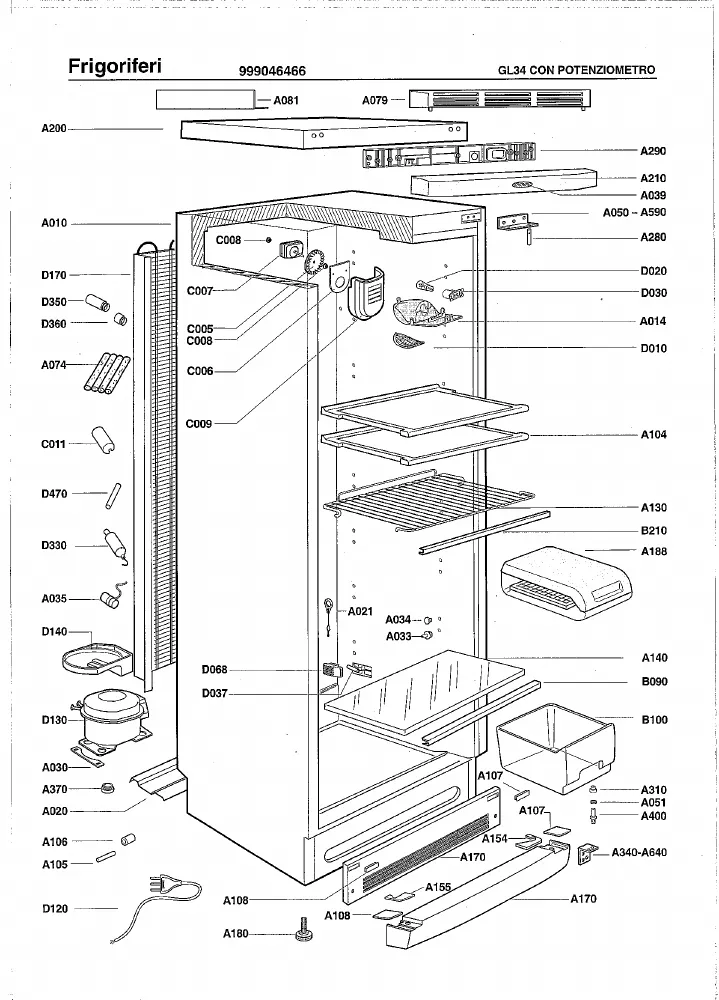 Vue éclatée DOMEOS RUS301SP