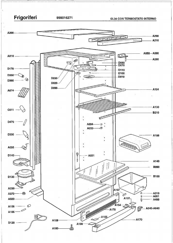 Vue éclatée DOMEOS RUS300SP