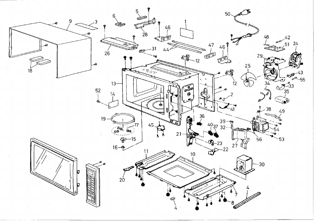 Vue éclatée PANASONIC NNK602