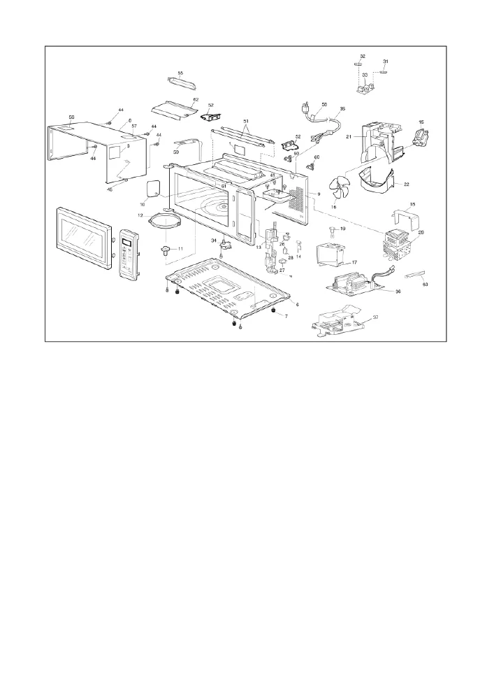 Vue éclatée PANASONIC NNSD456WEPG