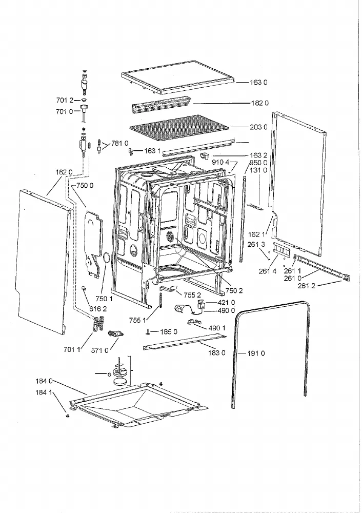 Vue éclatée LADEN C1009BL 851000529361
