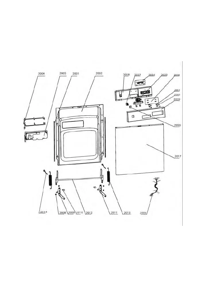 Vue éclatée BRANDT DFS1009X