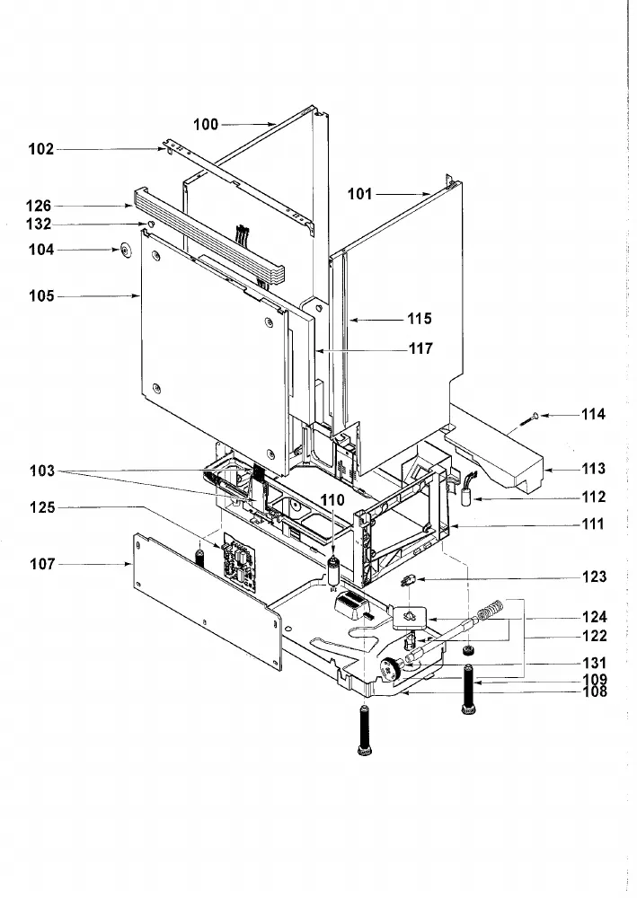 Vue éclatée BRANDT VI310XE1 AO2FBREXC