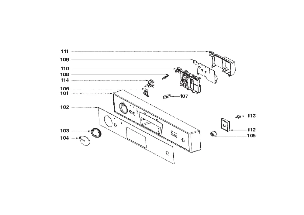 Vue éclatée BRANDT DFS815WE1 7692447353