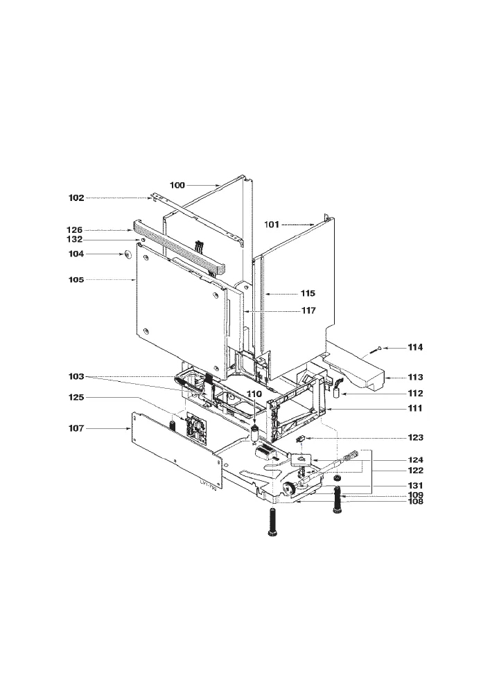 Vue éclatée BRANDT VI310BE1 AO2FBREXB