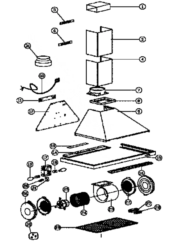 Vue éclatée BRANDT AD1006B2