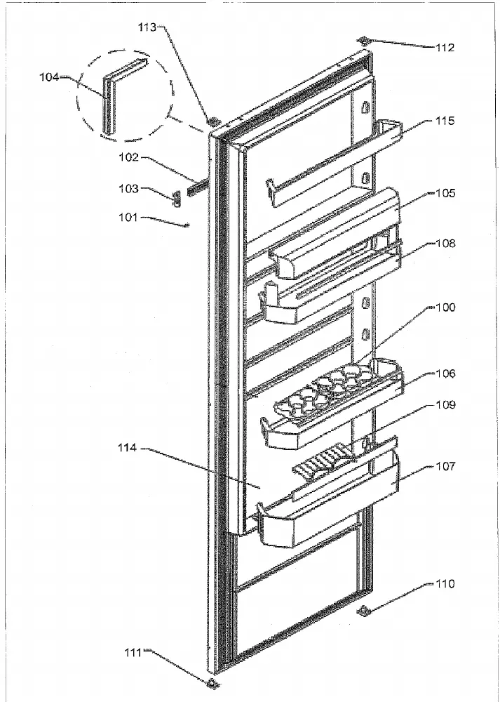 Vue éclatée BRANDT SA3053E SA3053E1