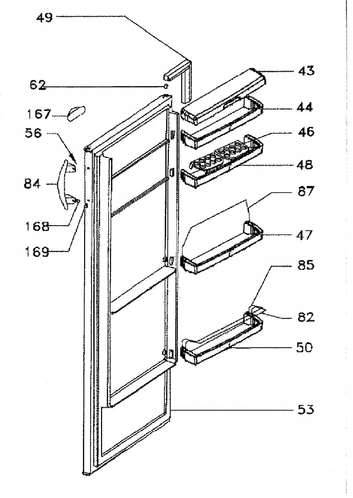 Vue éclatée BRANDT SL2410 SL2410A