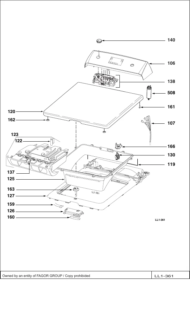 Vue éclatée BRANDT WTD8384SF 6U1LBTFFI