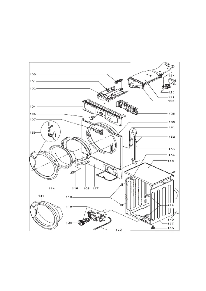 Vue éclatée BRANDT WFK2448FE 805690235