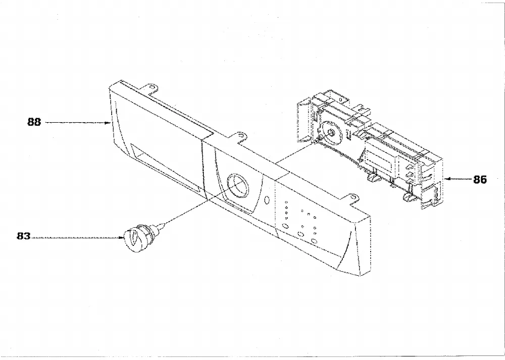 Vue éclatée BRANDT WFK1217F 905690103
