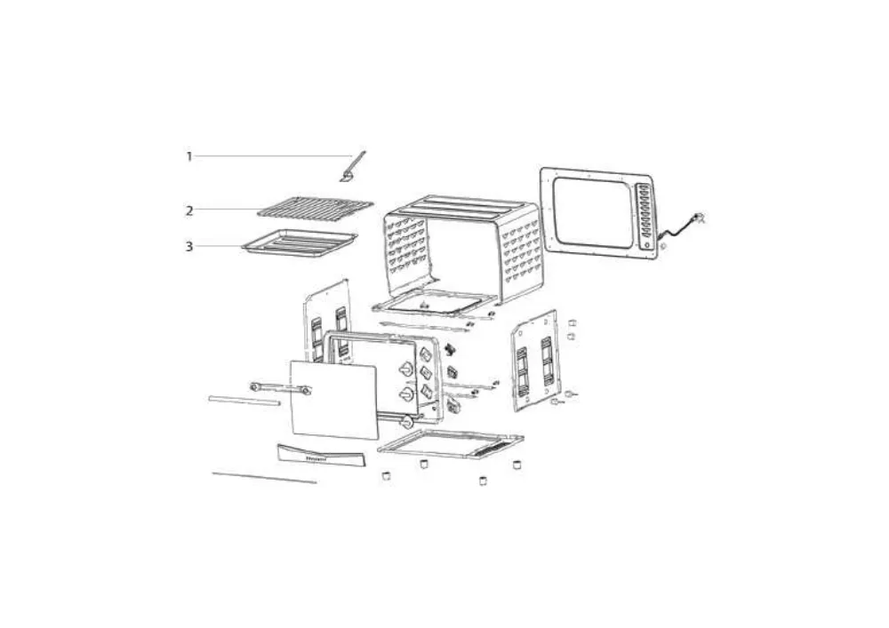 Vue éclatée BRANDT FC210MB1