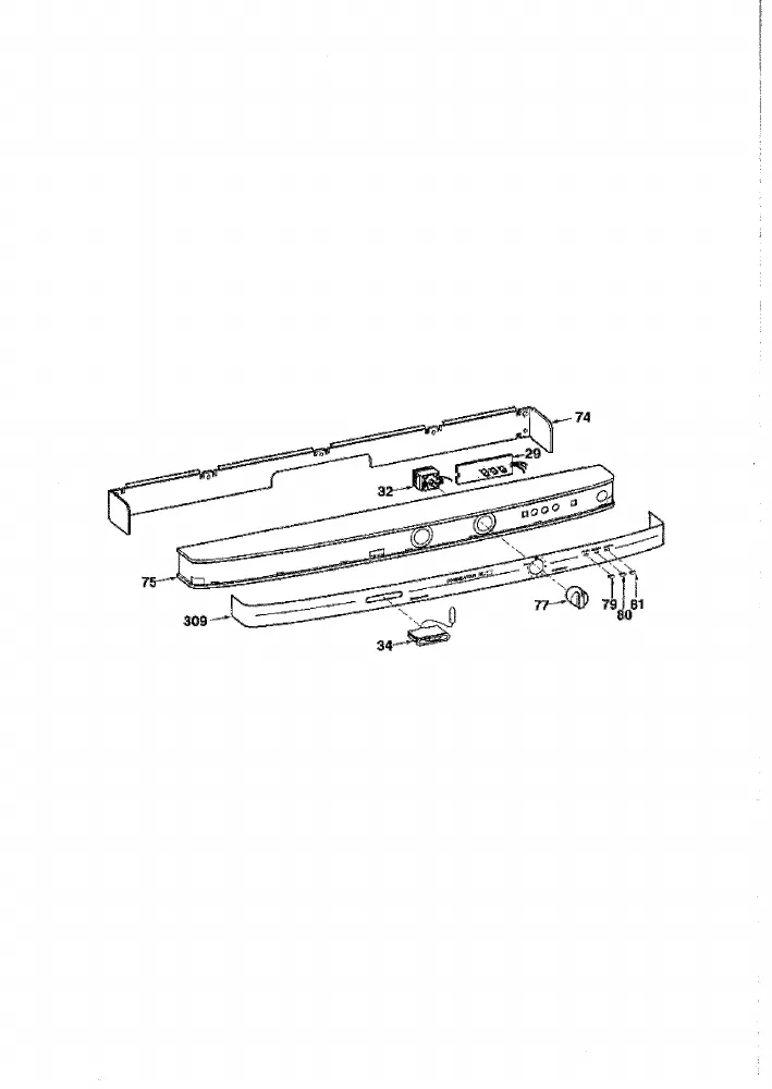 Vue éclatée BRANDT CVP300 50430B0V5