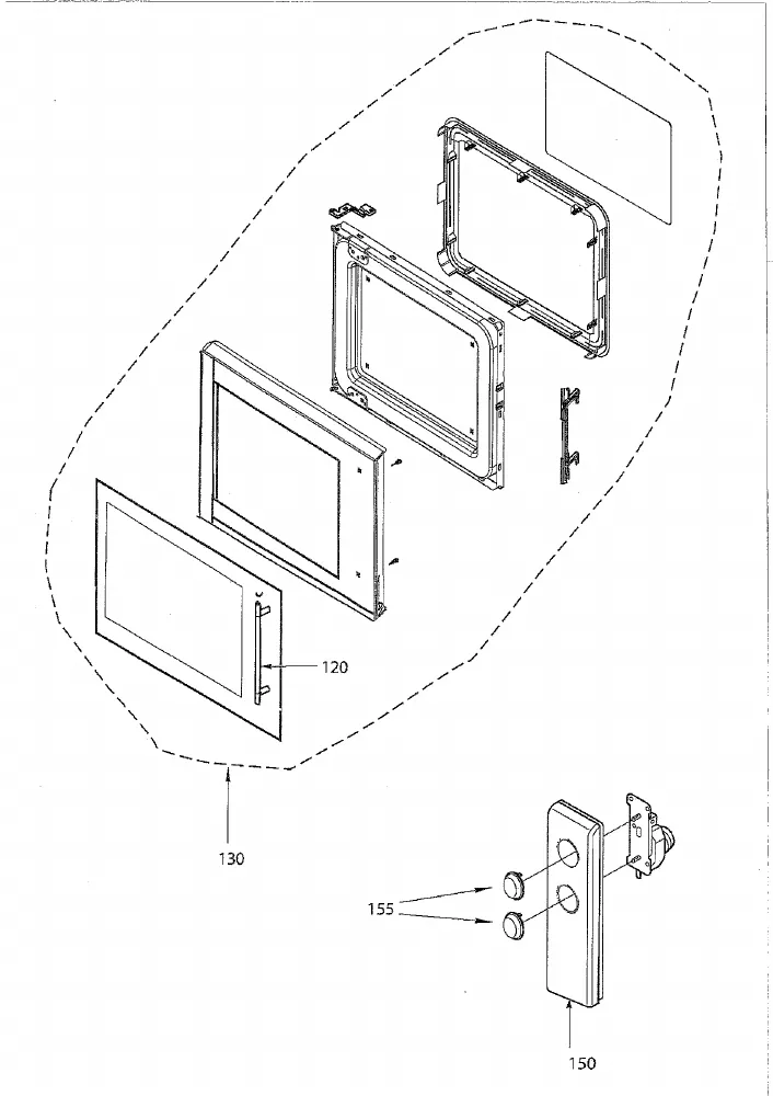 Vue éclatée BRANDT SM2602W SM2602W1