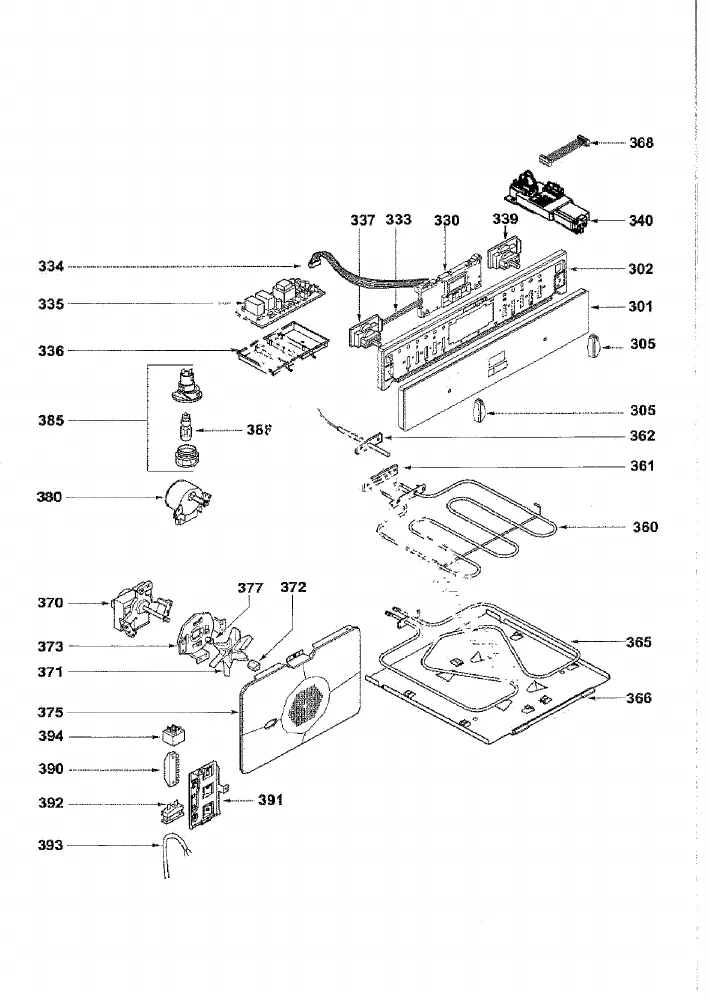 Vue éclatée BRANDT FP662ZF FP662ZF1