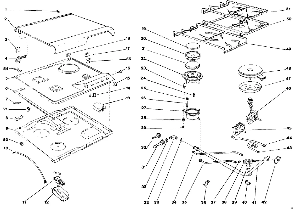 Vue éclatée HOTPOINT-ARISTON I-M31F I.M31F IM31F 01414