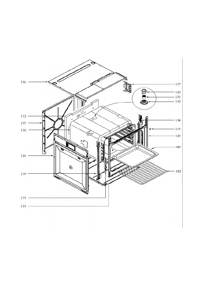 Vue éclatée BRANDT BXP4320B BXP4320B1