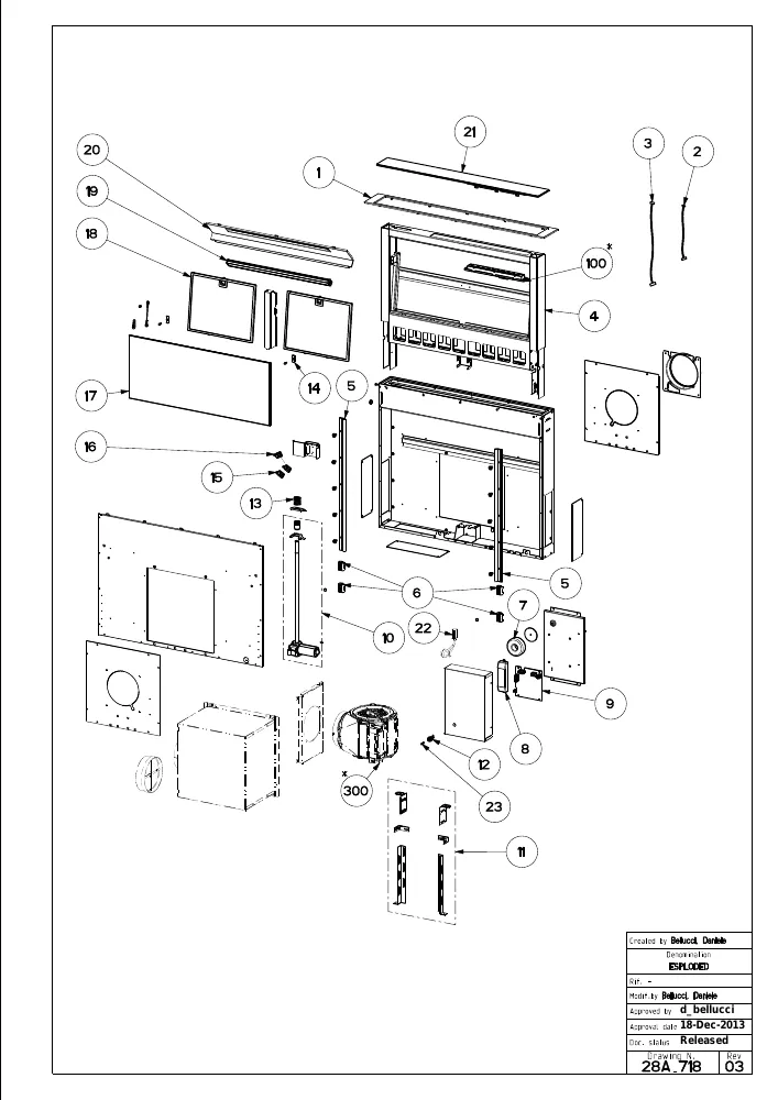 Vue éclatée ROBLIN R-LIFT 5057000