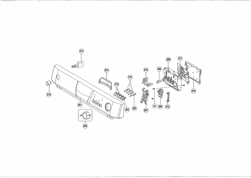 Vue éclatée Technical TC2147DSHMKII TC2147DSHMK2