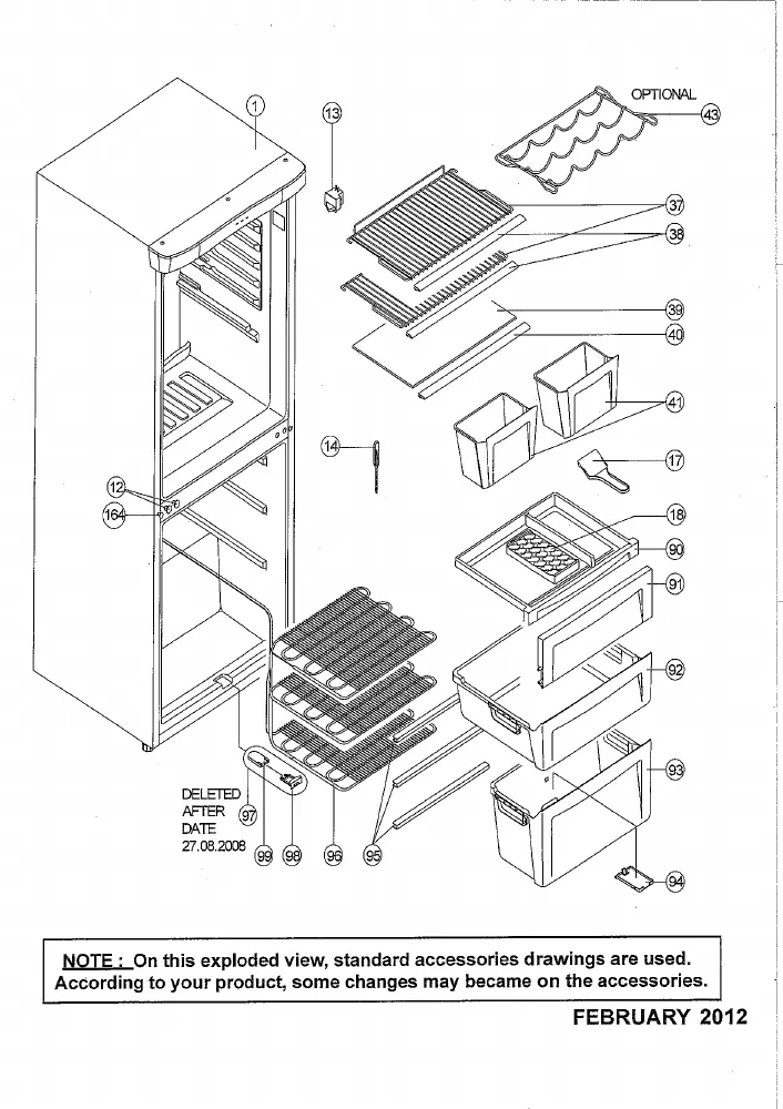 Vue éclatée Technical TWC310