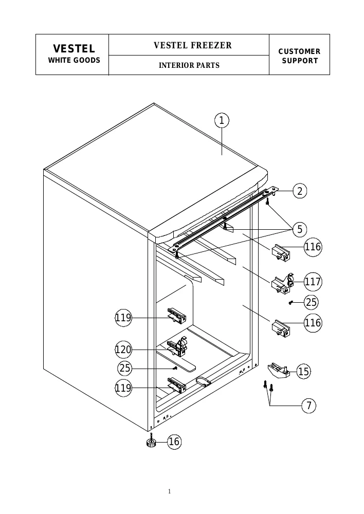 Vue éclatée Technical TC145A