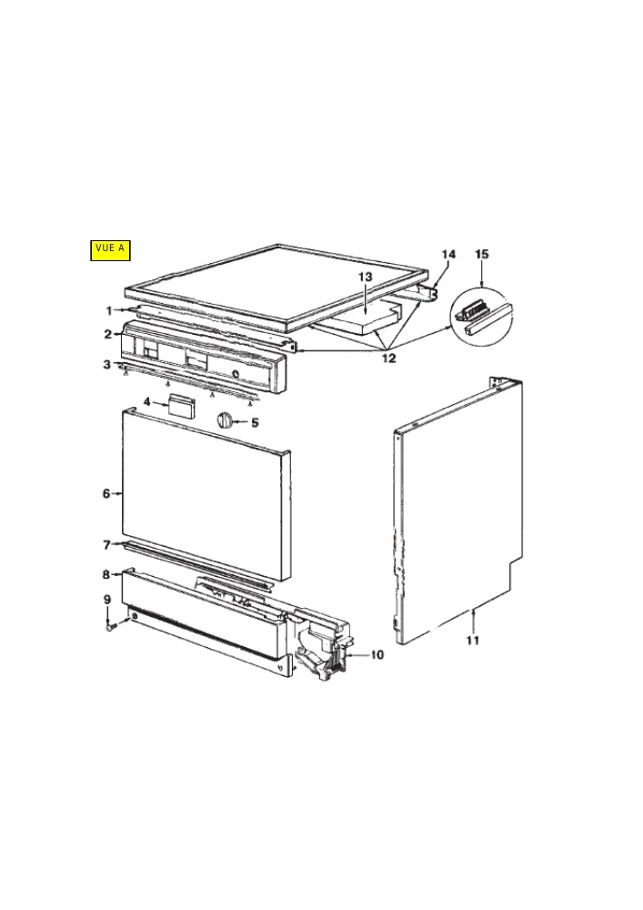 Vue éclatée VEDETTE LV6071 510AVEEXD