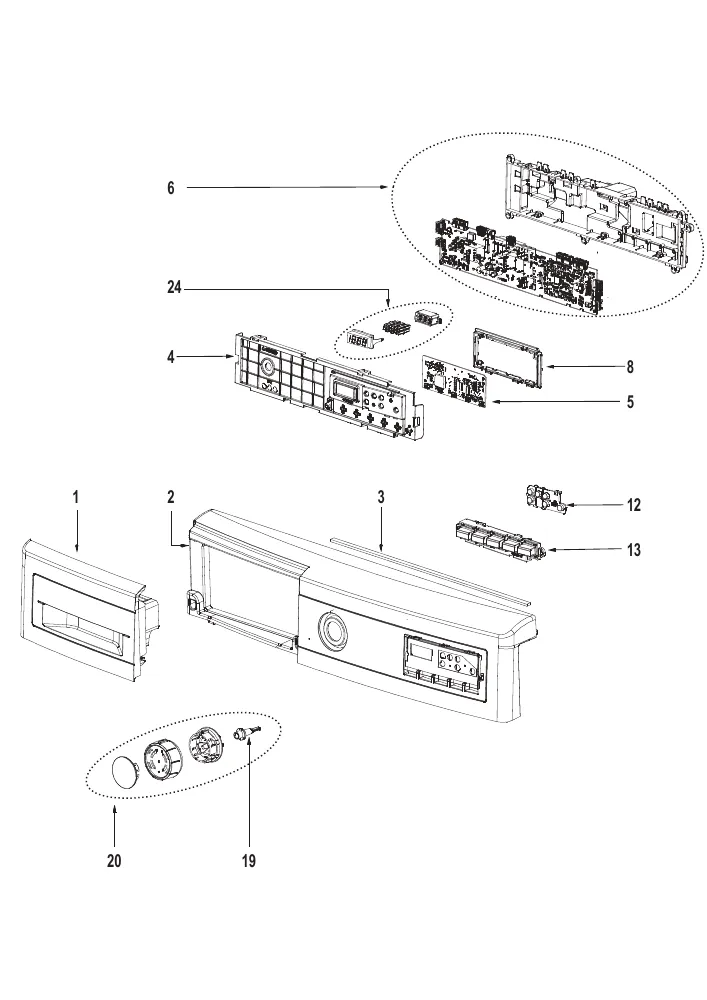 Vue éclatée VEDETTE VDM8HW-02