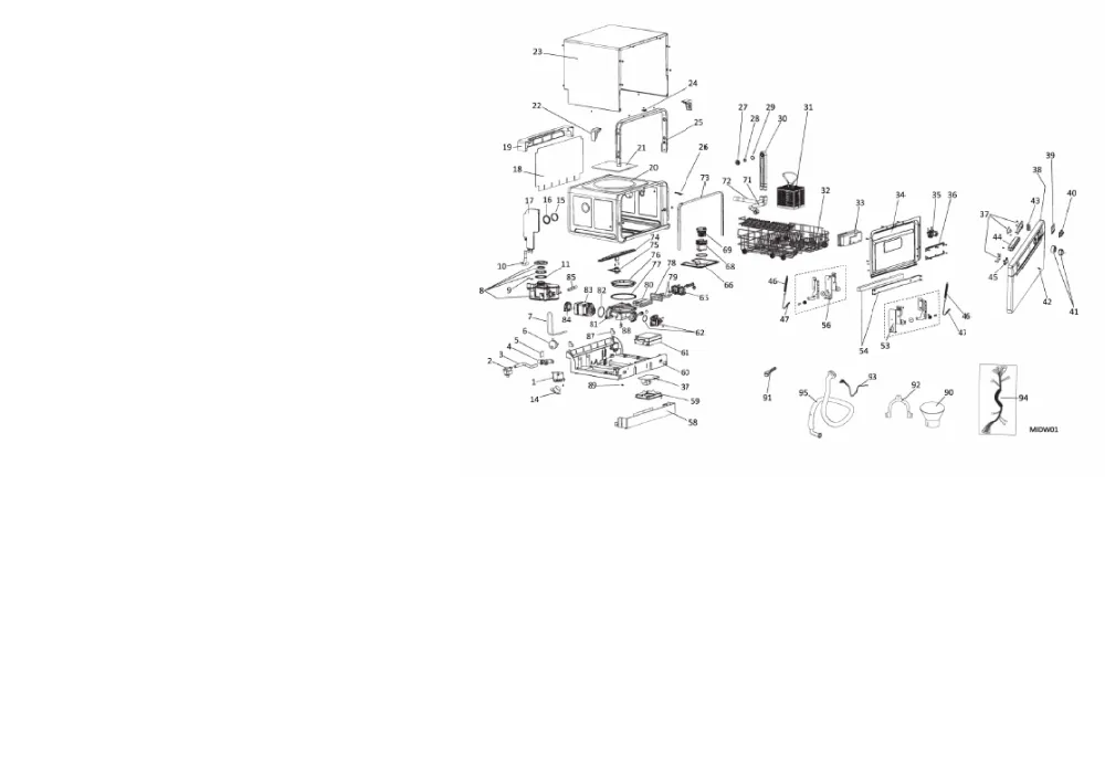 Vue éclatée HOTPOINT-ARISTON HCD662EU 084417