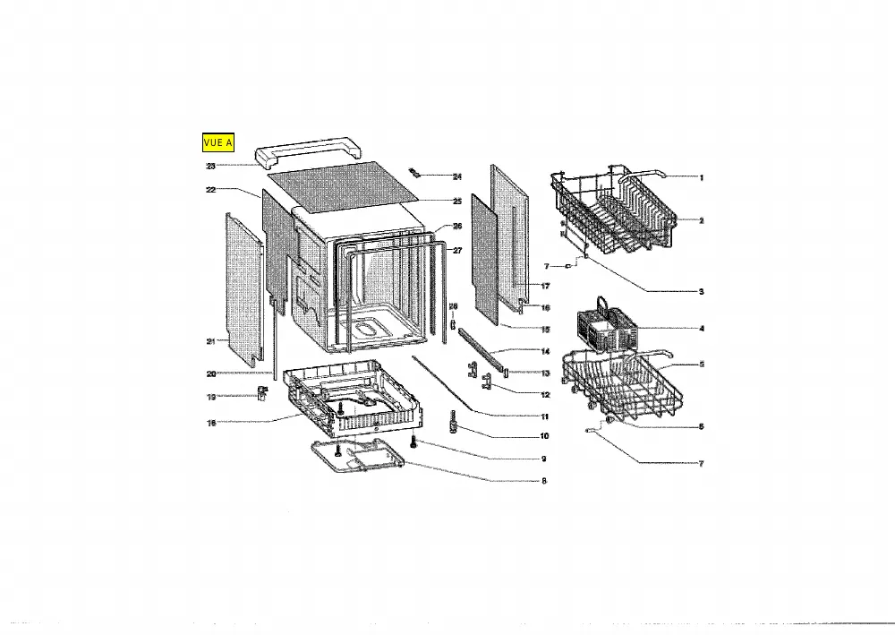 Vue éclatée HOTPOINT-ARISTON LFT116AFR 76140