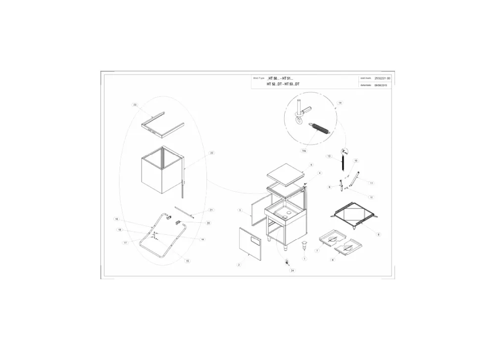 Vue éclatée MODULAR HT50