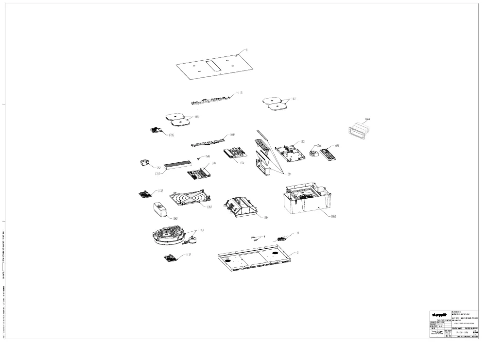 Vue éclatée BEKO HIXI64700UF 7757183603