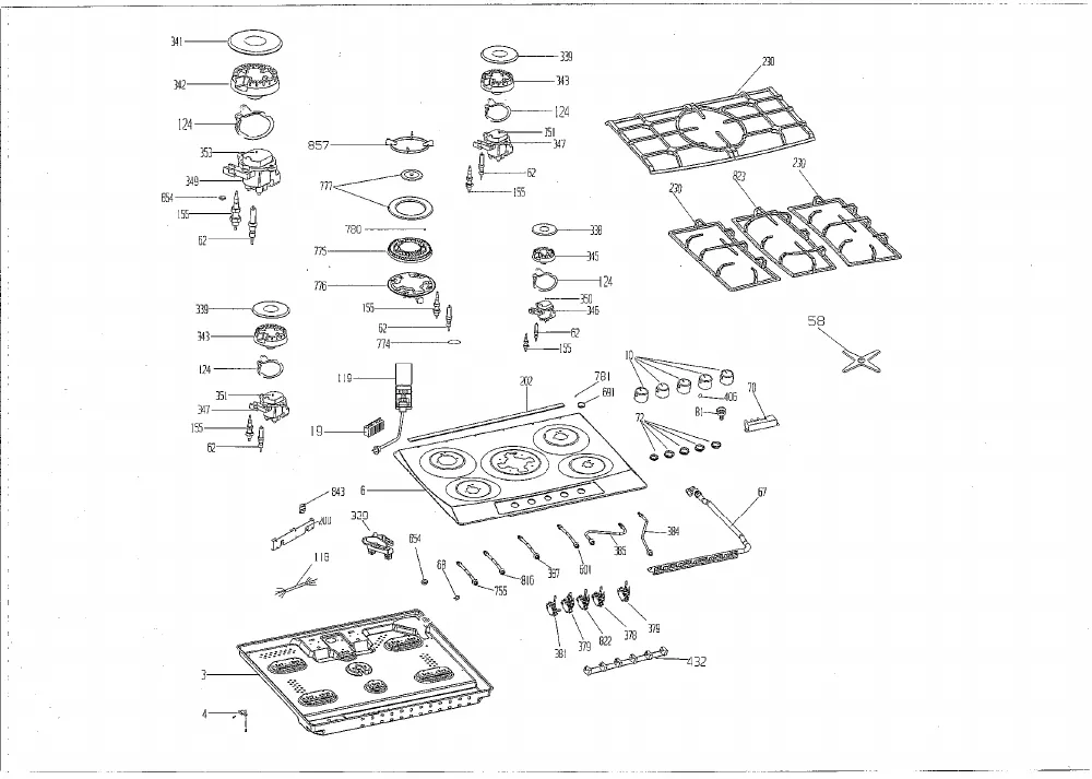 Vue éclatée BEKO HIG75221SX 7751687652