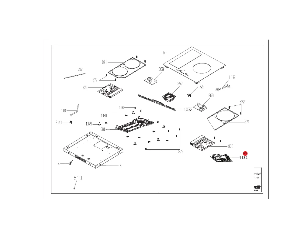 Vue éclatée BEKO HII63201FHT 7757188649
