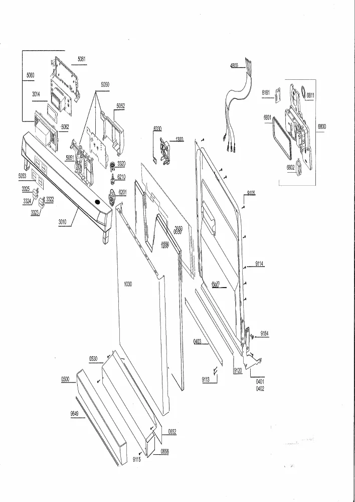 Vue éclatée BEKO DSFN5835S 7628147342