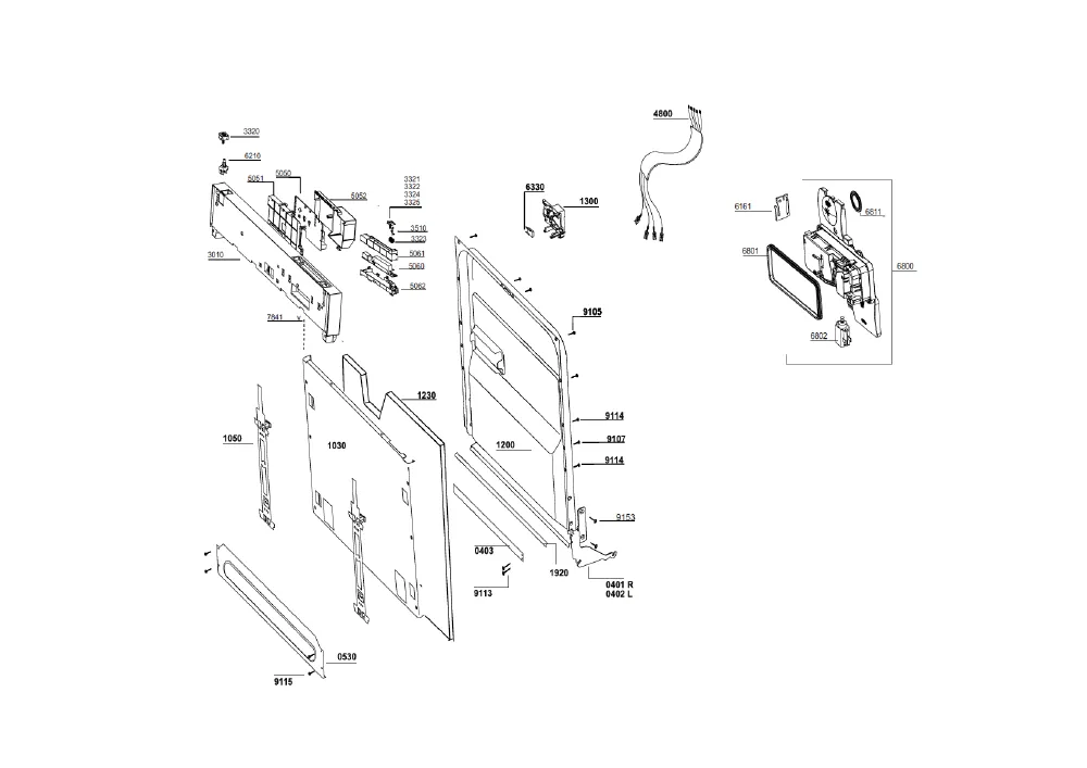 Vue éclatée BEKO DIN5630XN 7676081642
