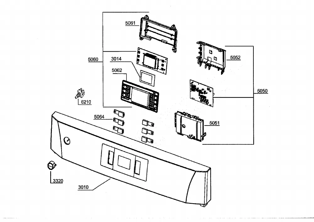 Vue éclatée BEKO DFN6835B 7600047342