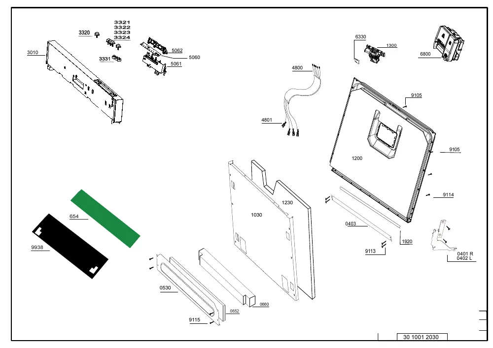 Vue éclatée BEKO BDI16B30 7661267377