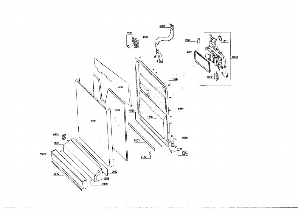 Vue éclatée BEKO DFN1534S 7627847353